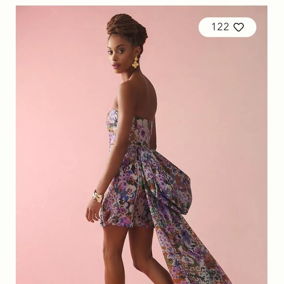 Anthropogie  Geisha strapless train dress - Picture 4 of 4